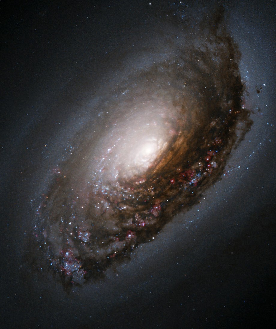 Hubble capta ojo negro cósmico a 17 millones de años luz de la Tierra
