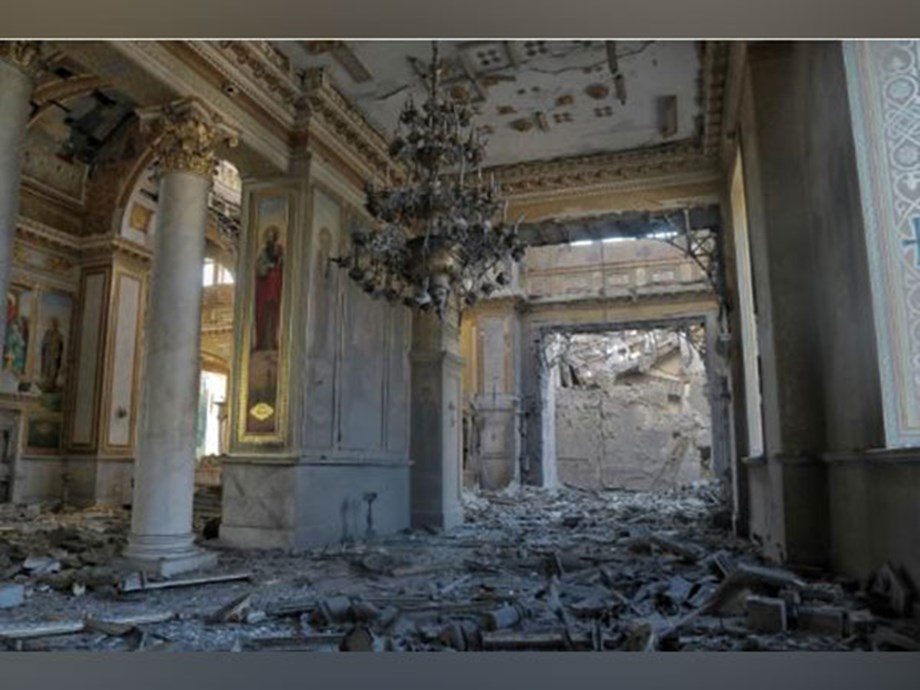 Russian missile strikes damage historic Orthodox Ukrainian cathedral in Odesa Russian missile strikes damage historic Orthodox Ukrainian cathedral in Odesa