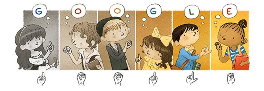 Google doodle on Charles MichÃ¨le de l'EpÃ©e: Honoring â€˜Father of the Deafâ€™ on his 306th birthday