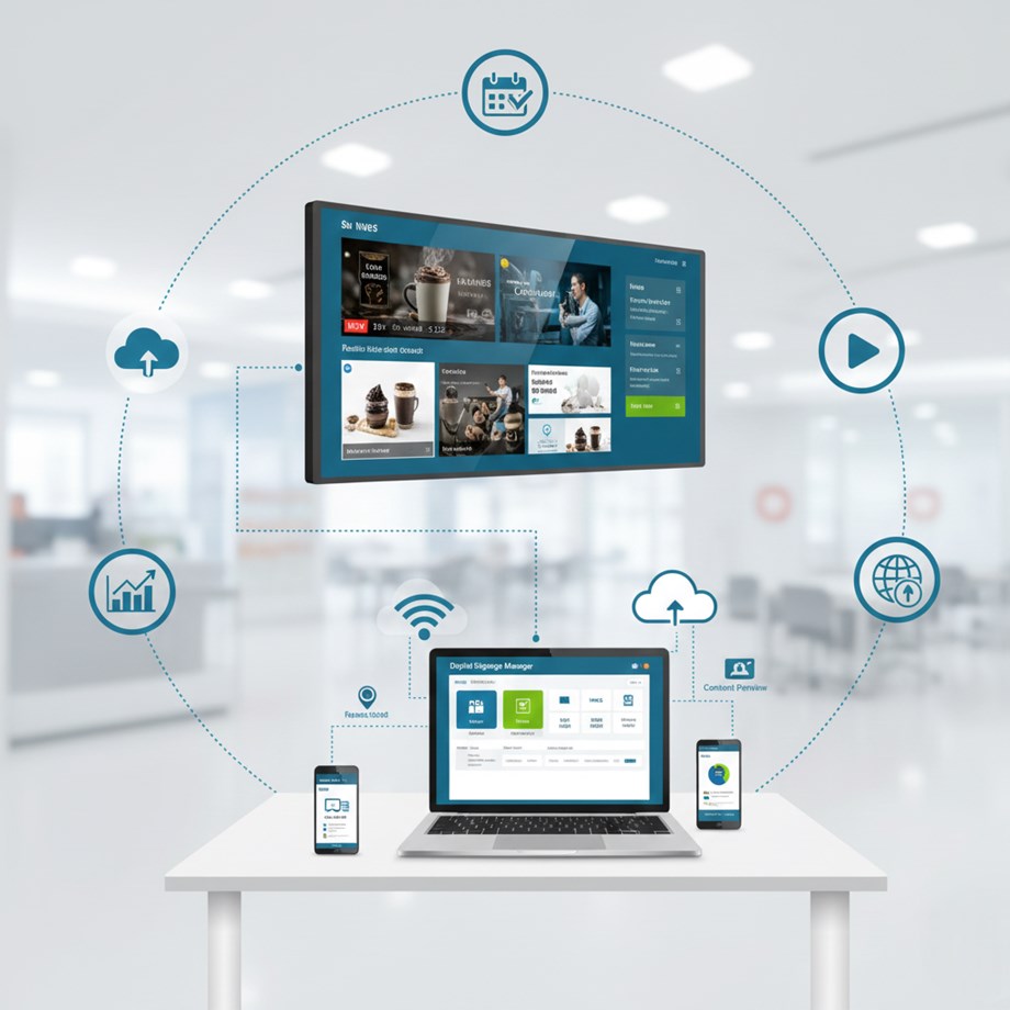 How to Use Digital Signage Software to Manage Visual Content | Business