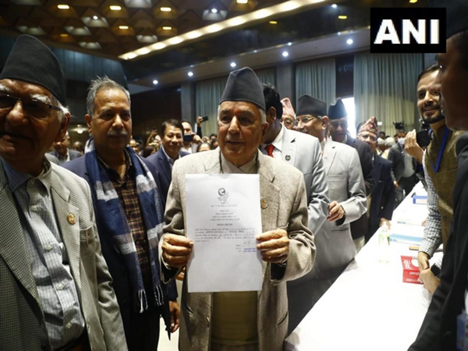 Nepali Congress leader Ram Chandra Poudel files candidacy for President Nepali Congress leader Ram Chandra Poudel files candidacy for President