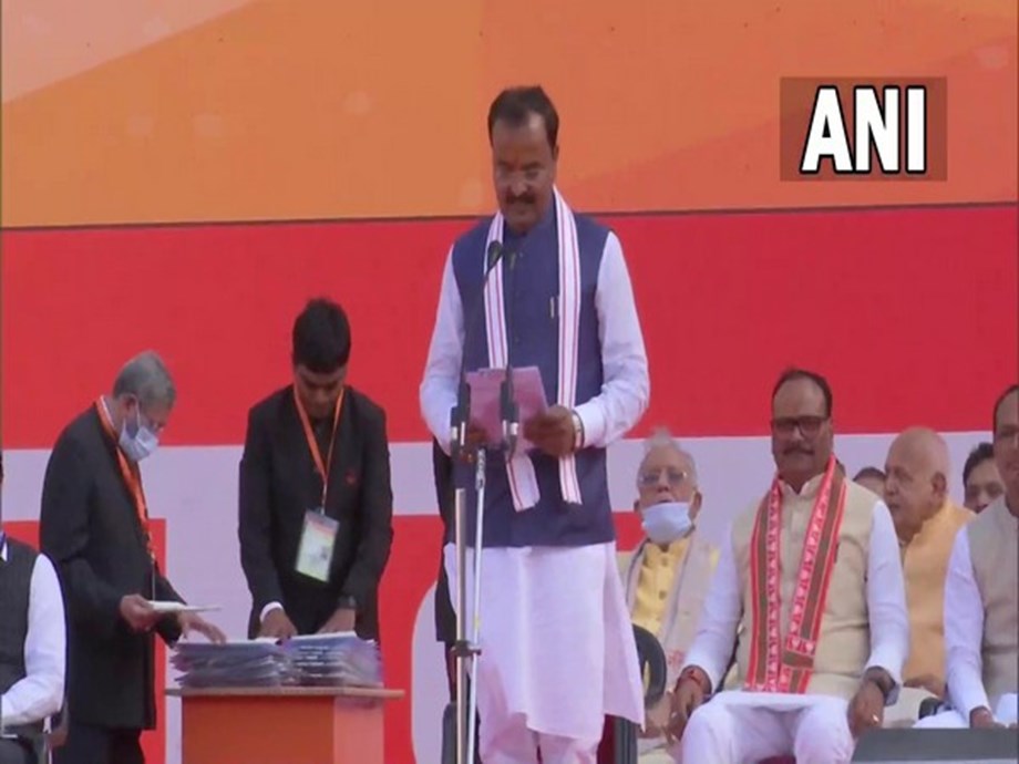 Keshav Prasad Maurya takes oath as Deputy CM of Uttar Pradesh Keshav Prasad Maurya takes oath as Deputy CM of Uttar Pradesh