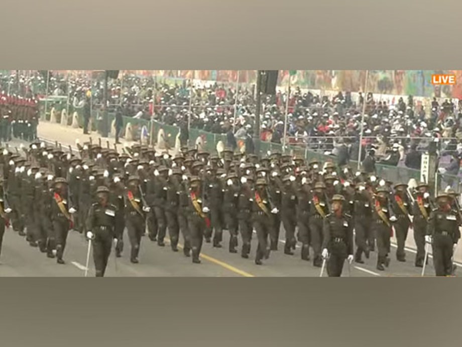 Assam Regiment contingent marches down Rajpath on Republic Day Assam Regiment contingent marches down Rajpath on Republic Day