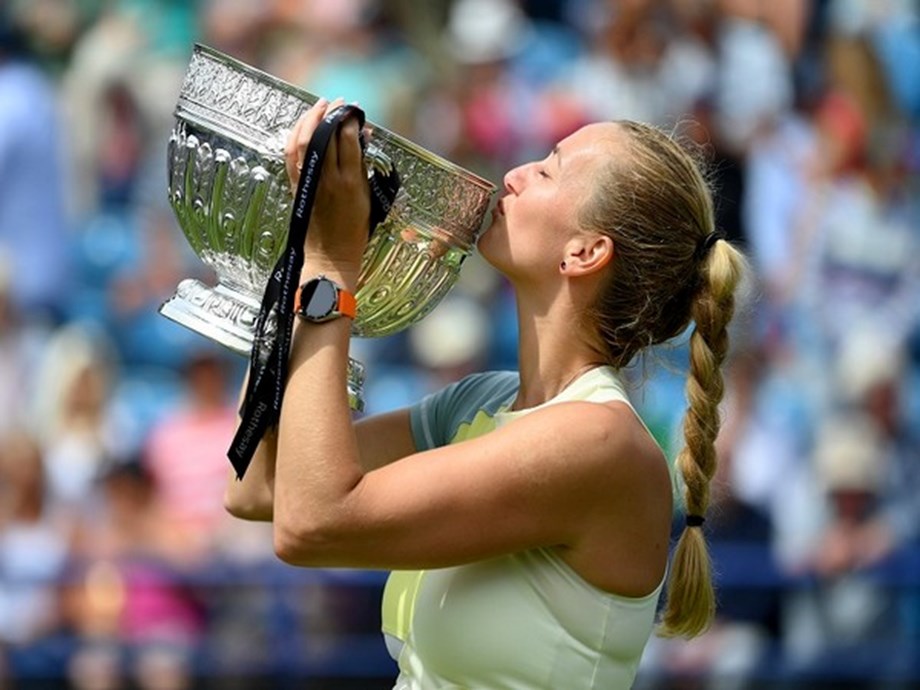 Petra Kvitova wins at Eastbourne ahead of Wimbledon 2022 Petra Kvitova wins at Eastbourne ahead of Wimbledon 2022