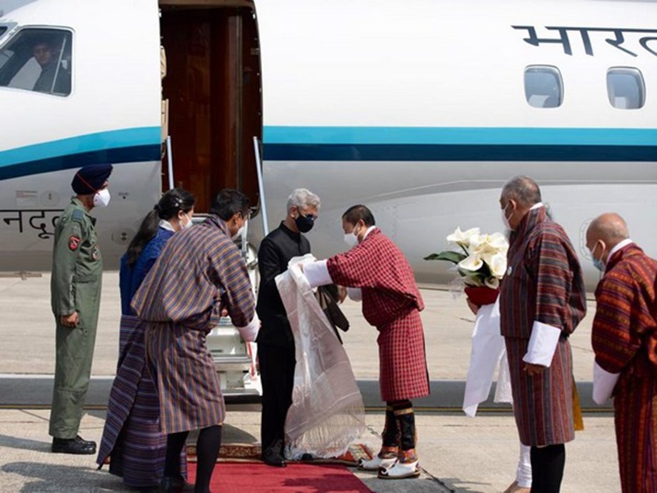 External Affairs Minister S Jaishankar arrives in Bhutan External Affairs Minister S Jaishankar arrives in Bhutan