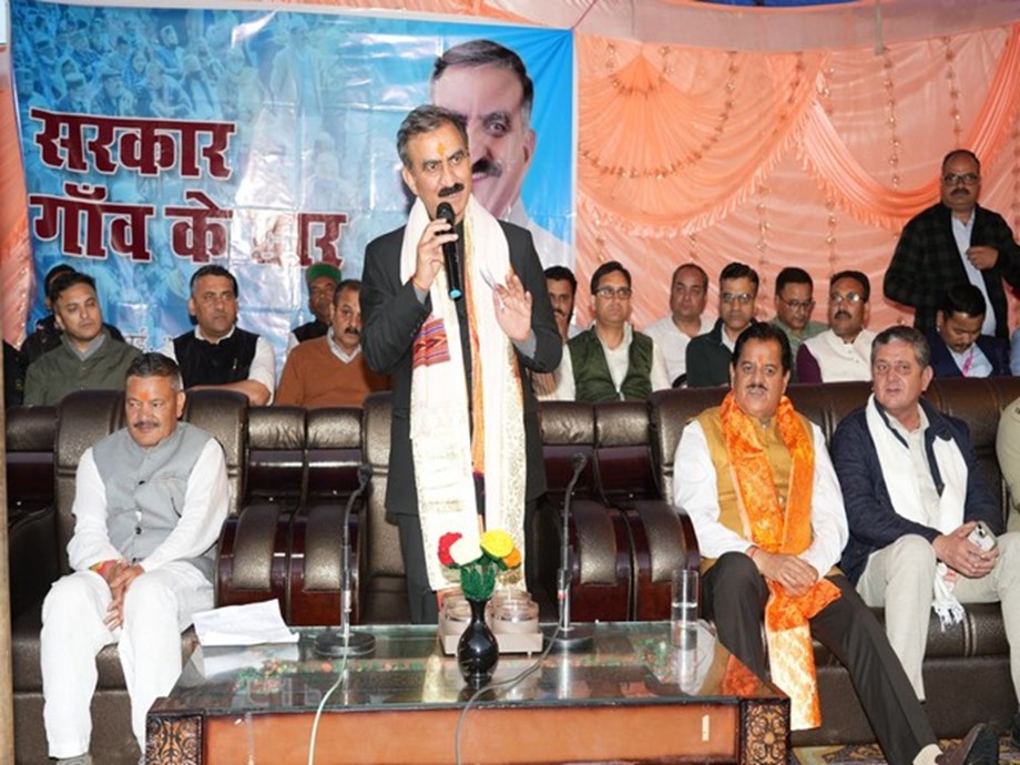 Bridging Distances: Himachal CMs Heartfelt Visit to Sharchi Village Bridging Distances: Himachal CMs Heartfelt Visit to Sharchi Village