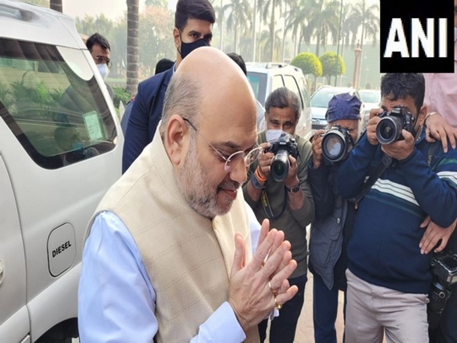 Winter session: Amit Shah arrives at Parliament Winter session: Amit Shah arrives at Parliament