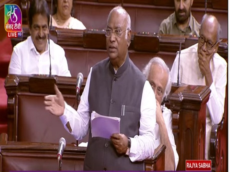 Mallikarjun Kharge says Pt Nehru empowered Rajya Sabha with power, integrity Mallikarjun Kharge says Pt Nehru empowered Rajya Sabha with power, integrity