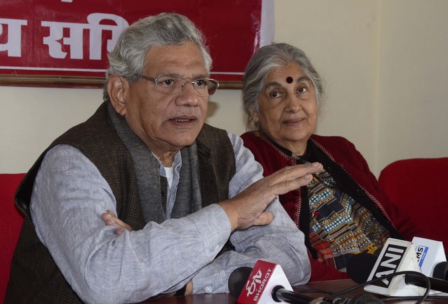 Yechury hits out at government over rise in fares of short distance trains Yechury hits out at government over rise in fares of short distance trains